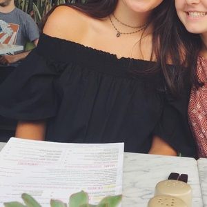 off the shoulder top